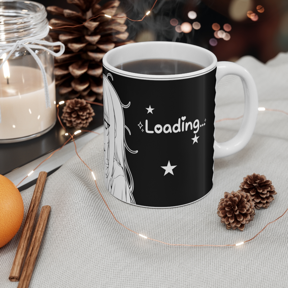 Loading… Tired Anime Girl Coffee Mug
