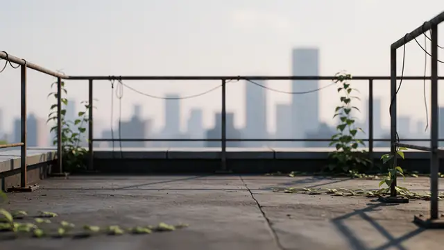 Rooftop Skyline — city, urban, vintage wallpaper