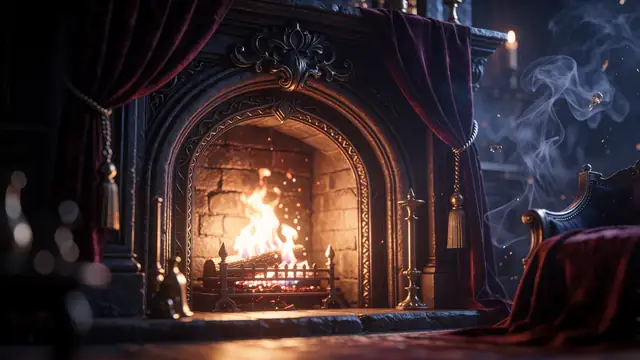 Gothic Hearth — gothic, dark, cozy wallpaper