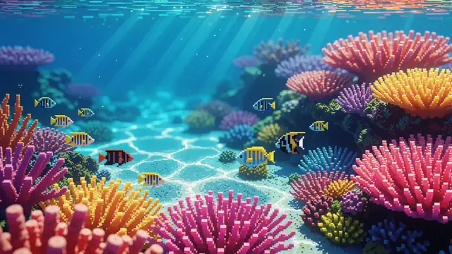 Coral Reef Shoal — underwater, fish, ocean wallpaper