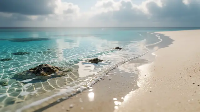 Crystal Beach Shore — ocean, summer, nature wallpaper