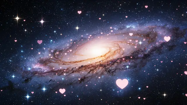 Heart Galaxy — galaxy, hearts, space wallpaper